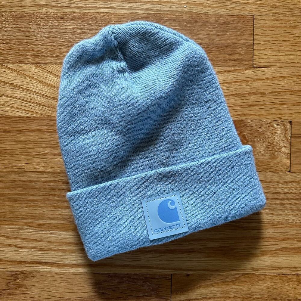Carhartt Tonal Patch Beanie Baby Blue UNC tarheels Carolina
